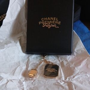 CHANEL Premiere Funfair Gold Keychain